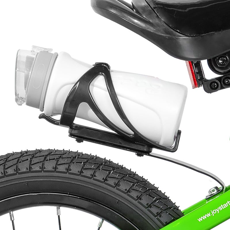 JOYSTAR دراجة الأطفال JOYSTAR بلوتو 14 بوصة بأسلوب BMX مع عجلات تدريب للأولاد والبنات من عمر 3-5 سنوات باللون الأخضر - Image 5